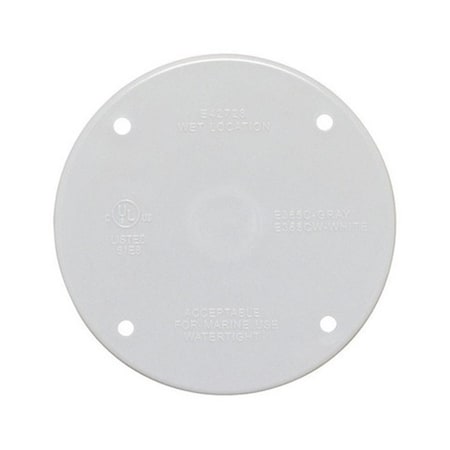 Sigma Engineered Solutions 14170WH White Round Blank Box Cover 3539335