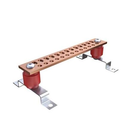 Burndy Copper Ground Bar/Bus Bar CB14212PK
