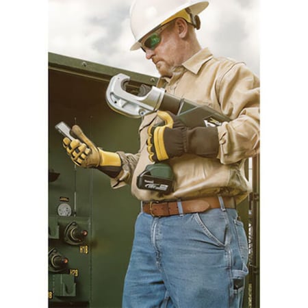 Greenlee Cordless Standard Bare Tool Die Crimper, 750 kcmil Aluminum/Copper Crimping, 24000 lb Crimping EK1240LX12