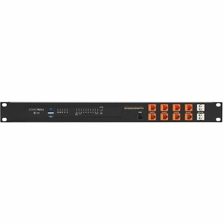 Rackmount.It Rack Shelf - For Firewall - 1U Rack Height - Rack-mountable - Jet Black RM-SW-T12