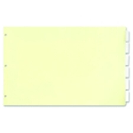 Stride Plastic Reinforced Index Divider- Legal- 14 x 8.5 In. 1332667
