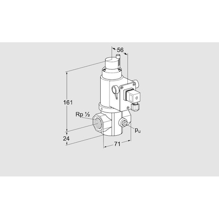 Honeywell Kromschroder VLV, SOLND, GAS, VG 15R02LT6L1D KS85205171