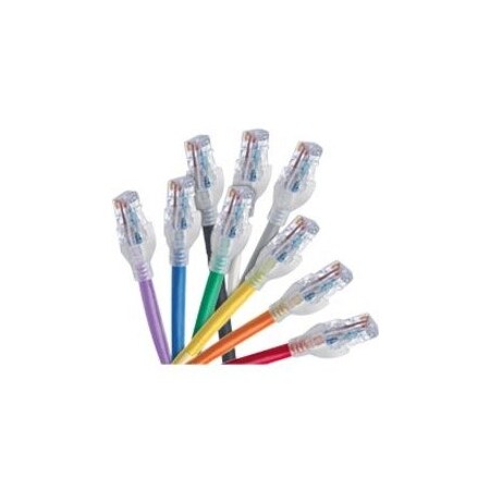 Belden CAT6A CBL ASSY MOD 23-4PR, SOLID BC T568A/B 4FT BLUE JKT CA21106004