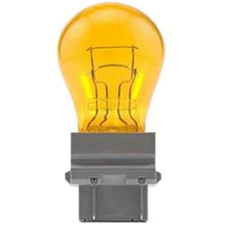 Philips Automotive Long Life Amber Miniature Bulb - Pack of 2, 2PK 4157NALLB2