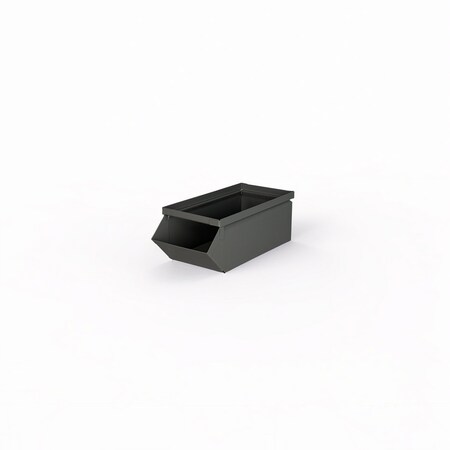 Stackbin Hang Stack Storage Bin, 5 1/2"W, 12"L 1-1SB-BK