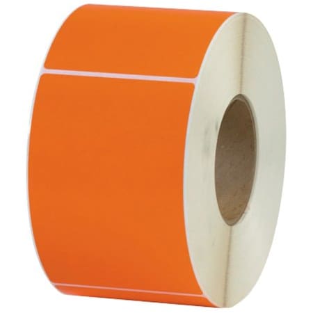 Partners Brand Thermal Transfer Labels, 4" x 6", Orange, PK4 THL130RG