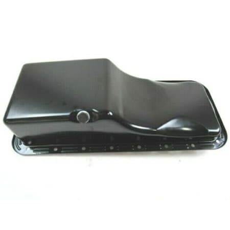 Bous Performance Steel Front Sump Stock Oil Pan for 1958-1976 Ford FE, Black E44131BK