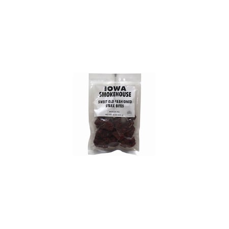 Iowa Smokehouse/Preferred Wholesale Steak Bites Sweet Old Fashioned Jerky, 8-oz. IS-SBOF