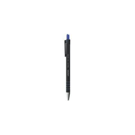 Universal One Comfort Grip Retrctble Pen, Blu, Fine, 12PK UNV15521