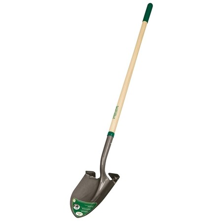 Landscapers Select 16 ga Shovel, Wood Handle, 48 in L Wood Handle W/ Cushion Grip 34602