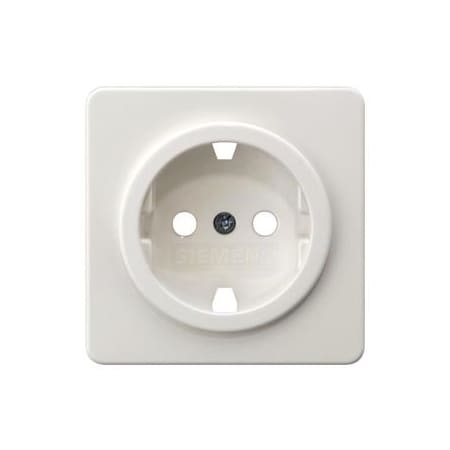 Siemens DELTA profil, titanium white Cover plate 65x 65 mm for SCHUKO socket outlet 5UH1047