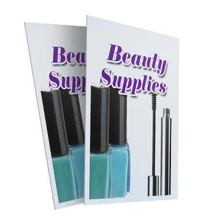 Signmission Beauty Supplies, Plastic Signs Only 24 Inch x 36 Inch, Corrugated Plastic, 2PK CSB-2436-2PACK-Beauty Supplies