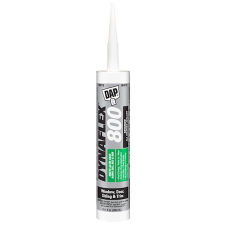 Dap 10.1 Oz Dap 80850 Clear Dynaflex 800 Window, Door & Siding Exterior Elastomeric Sealant 80844