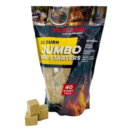 Rutland Safe Lite Wood Fire Starter 20 min 40 pc 50J