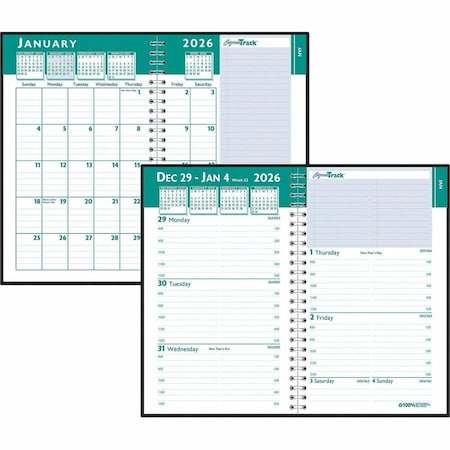 House Of Doolittle Express Track Weekly/Monthly Planner, 8.5'' x 11'', January 2025 - January 2026 29602