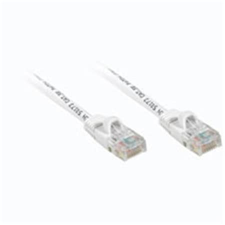 Fasttrack 3ft CAT 5E 350Mhz SNAGLESS PATCH CABLE WHITE FA257187