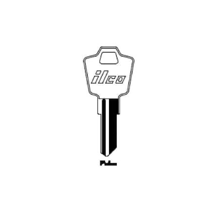 Kaba Ilco ESP ES8M Blank Utility Key Silver 1502M