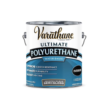 Varathane Polyurethane, Clear, Semi-Gloss, 1 gal. 200131