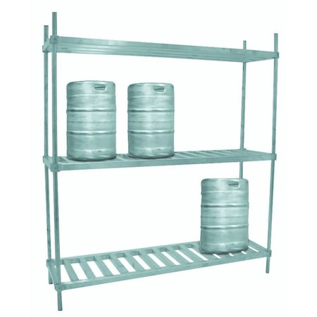 Advance Tabco Special Value Keg Rack 93 in.W x 20 in.D x 76 in.H KR-93-X