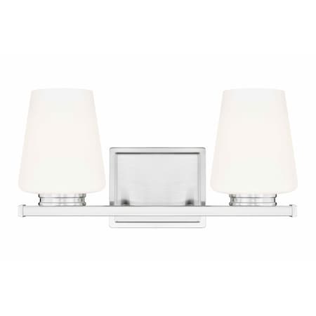 Z-Lite Nextra Brushed Nickel 2 Light Vanity 7703-2V-BN
