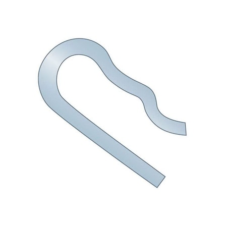 Huyett Bridge Pin, Zinc Plated Spring Steel, 0.032 in Wire Dia x 0.359 in Length x Fits 7/64 in Shaft BP-145
