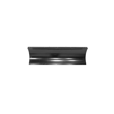 Warn 50 Inch Straight Snow Plow Blade Powder Coated Black Steel with Skid Shoes 103850