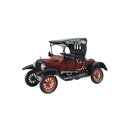 Homeroots c1924 Red Ford Model T Car Sculpture 401142