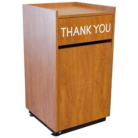 Plymold Trash Can, 41 1/2 in H, 23 in W 80501WC