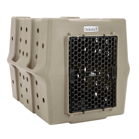 Dakota 283 CRaTE - Canine Rough and Tough Economy Kennel - Large - Sandstone D2-CRATE-LG-SAN
