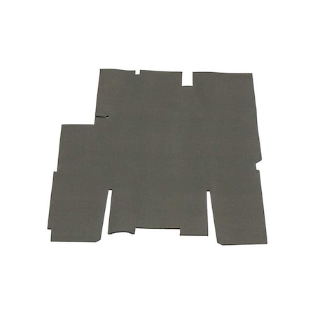 K&M Mfg Floor Mat for Allis Chalmer 7020-7030 Series Tractors 3/8-In. Thick Black Rubber 4301