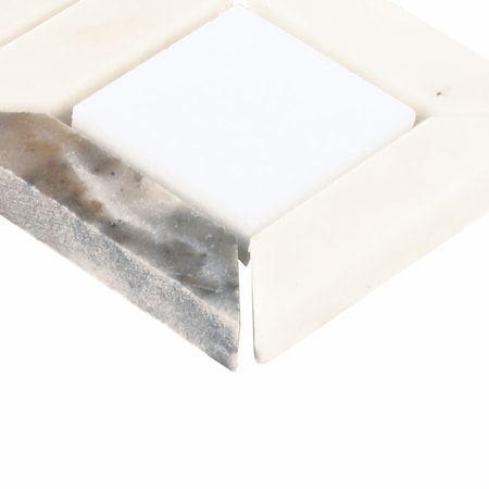 Daltile Gamma 2'' Natural Stone Basketweave Wall and Floor Mosaic Tile, 10PK DA732BSKTWVMSPL