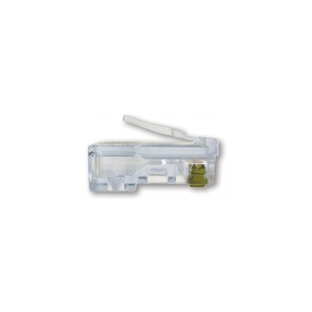 Cable Wholesale Platinum Tools EZ-RJ45 Cat5e Crimp Connectors, Slide Through Wires, POE Compliant, 100003C