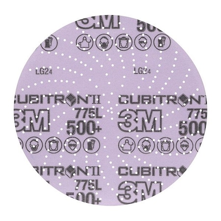 3M Cubitron Abrasive Disc, 500 Grit 7100383529