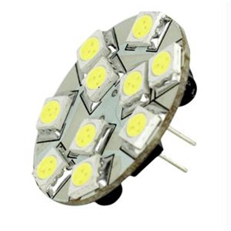 Complete Athlete Lunasea G4 10 Back Pin LED Light Bulb - 12VAC or 10-30VDC-2with 140 Lumens - Warm White CO761597
