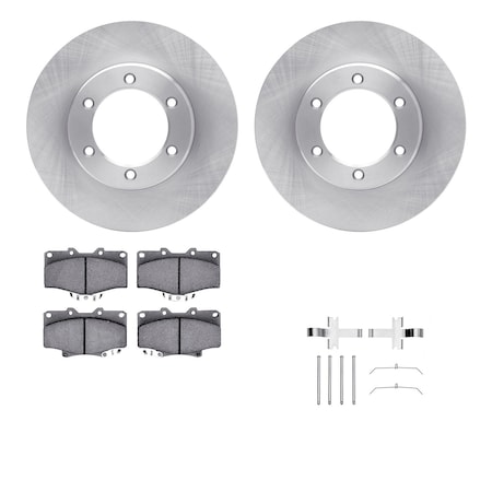 Dynamic Friction Co DFC Brake Rotor- Heavy Duty Brake Pad includes Hardware 6412-76022
