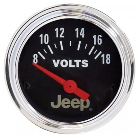Auto Meter 2.06 in. Electric Voltmeter Gauge A48-880242