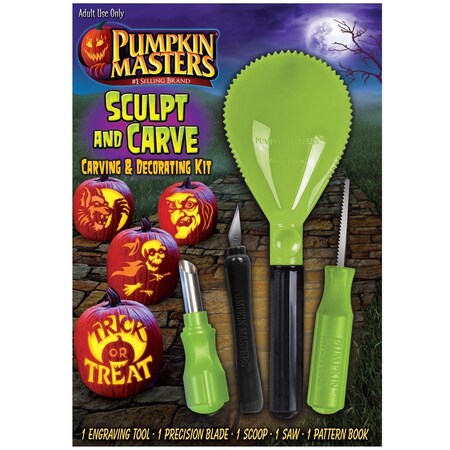 Pumpkin Masters Sculpt and Carve Carving & Decorating Kit 38601