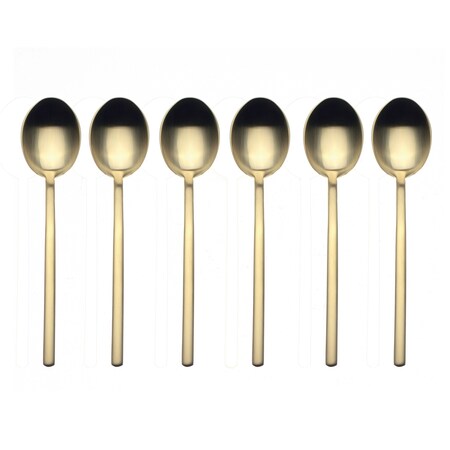 Mepra Due Ice Gold Coffee Spoon Set - 6 Pcs. 108044107
