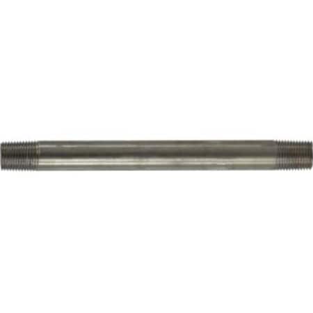 Anderson Metals Anderson Metals  0.125 in. Stainless Steel Close Pipe Fitting E Nipple Joint 48001B