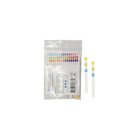 Bartovation pH 7-14 , 3-PAD PLASTIC STRIPS [Bag of 50 Strips] PPH19B50