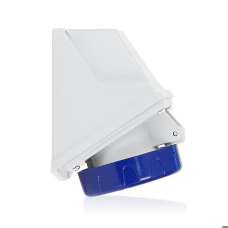 Leviton Pin & Sleeve Receptacle, 16 A, 208/250V AC, 4 Pole, Blue W416-S9