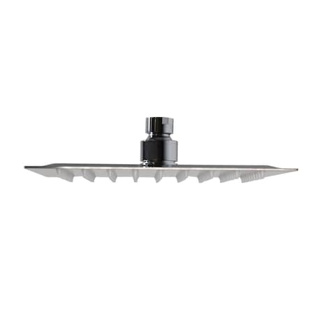 Westbrass 8 in. x 8 in. Square thin Shower head in Polished Chrome SHS88-26