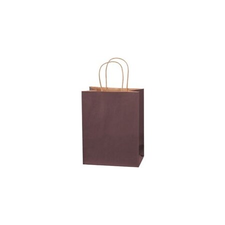 Bubblefast 250-8 x 4 1/2 x 10 1/4'' Brown Tinted Shopping Bags, 250PK BFBGS103BR