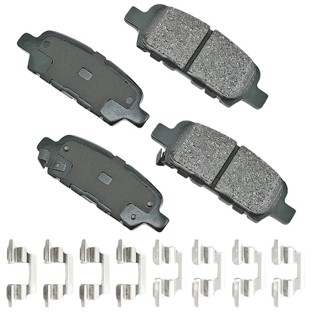 Akebono Proact Disk Pad, Act905A ACT905A