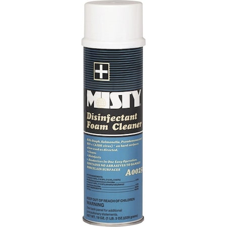Misty Disinfectant, 20 oz. Aerosol Can, Fresh, White, 12 PK 1001907
