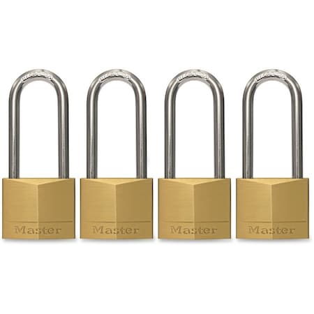 Master Lock 4PK 1916 BRS Padlock 140QLH