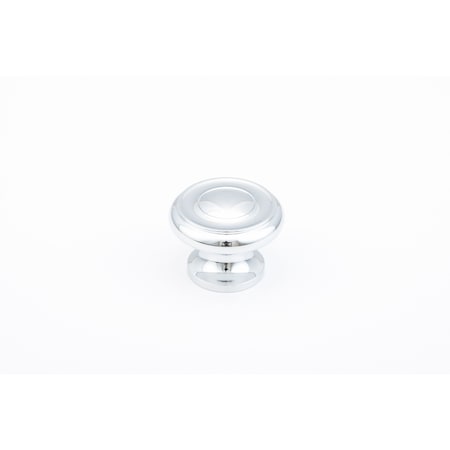 Schaub 1-1/2in Colonial Cabinet Knob Polished Chrome Finish 704-26