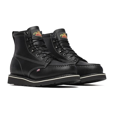 Thorogood Shoes Wedge Boot, 10 2E, 6 in Height, Black 814-6206 2E 100