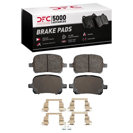 Dfc 5000 Advanced Disc Brake Pad Set,  1551-0707-01