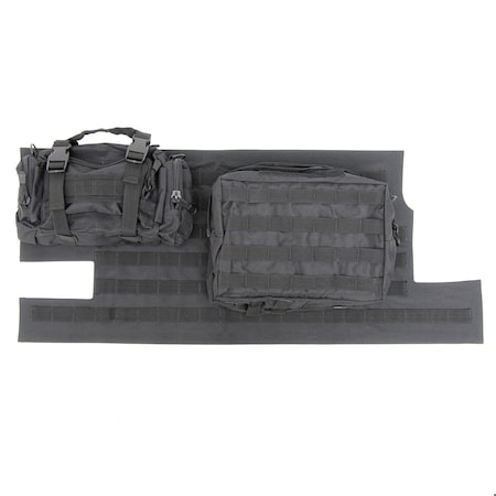 Smittybilt 9706 WRANGLER TJ/LJ GEAR TAILGATE COVER; BLACK DENIM 5662201